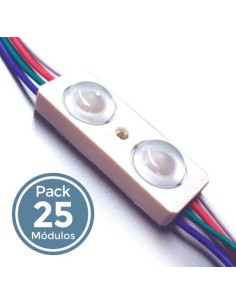 MÓDULO LED FONDO.  0,72 W RGB 20