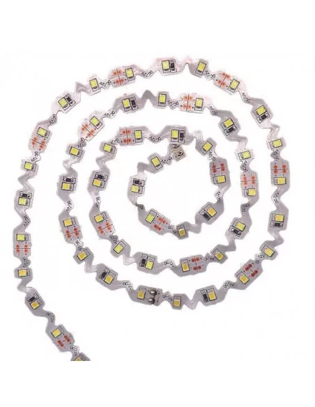 TIRA LED FLEXIBLE ZIG ZAG. INTERIOR. SMD 2835. 60 led/m TIRA LED FLEXIBLE ZIG ZAG. INTERIOR. SMD 2835. 60 led/m