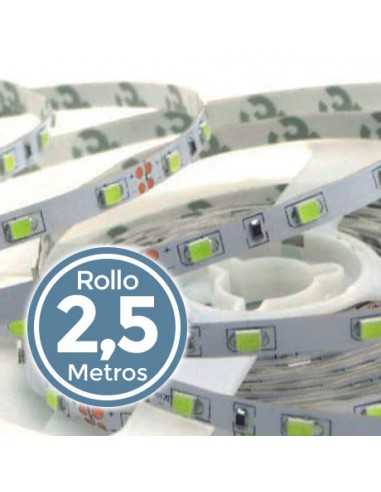 TIRA LED FLEXIBLE ESTRECHA INTERIOR. SMD 2835. 60 led/m