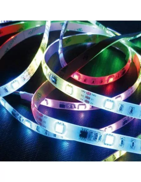 TIRA LED FLEXIBLE RGB PROGRAMABLE. INTERIOR. 48 led/m