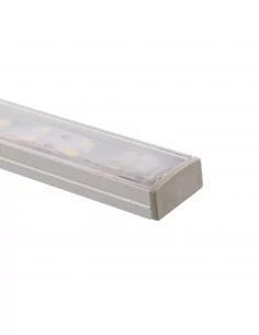 PERFIL TIRA LED. MONTAJE EN SUPERFICIE. Altura interior DIFUSOR 20mm.
