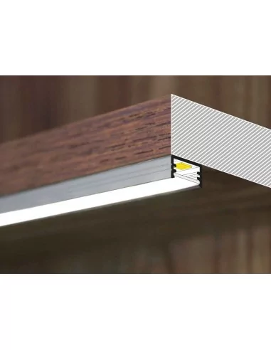 PERFIL TIRA LED. MONTAJE EN SUPERFICIE. Rígido. Anchura led máx. 10mm. (ALED-S211) PERFIL TIRA LED. MONTAJE EN SUPERFICIE. Rígido. Anchura led máx. 10mm. (ALED-S211)