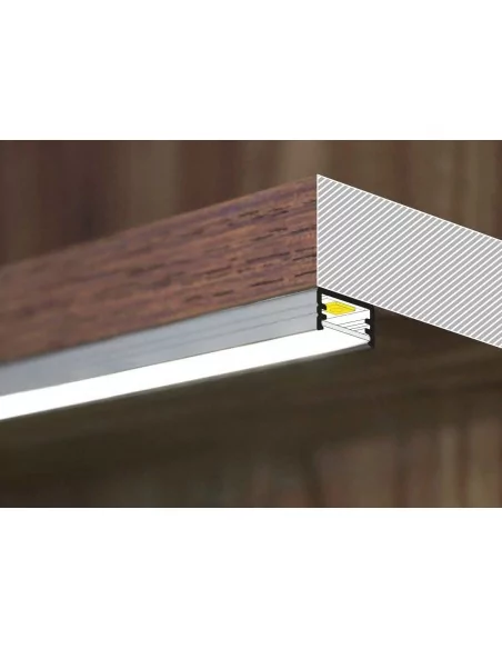 PERFIL TIRA LED. MONTAJE EN SUPERFICIE. Rígido. Anchura led máx. 10mm. (ALED-S211) PERFIL TIRA LED. MONTAJE EN SUPERFICIE. Rígido. Anchura led máx. 10mm. (ALED-S211)