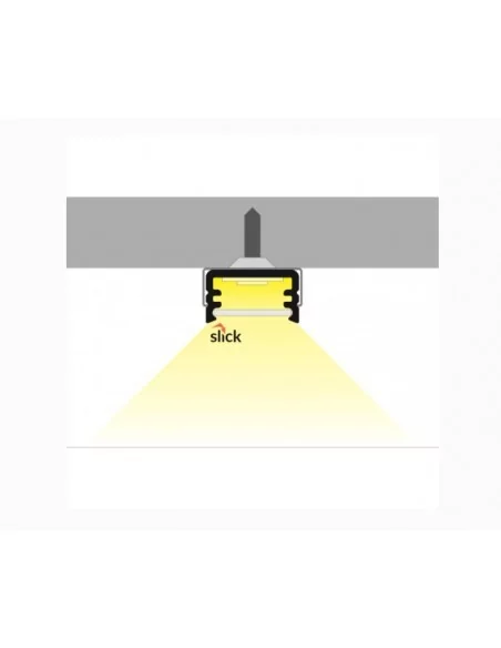 PERFIL TIRA LED. MONTAJE EN SUPERFICIE. Rígido. Anchura led máx. 10mm. (ALED-S211) PERFIL TIRA LED. MONTAJE EN SUPERFICIE. Rígido. Anchura led máx. 10mm. (ALED-S211)