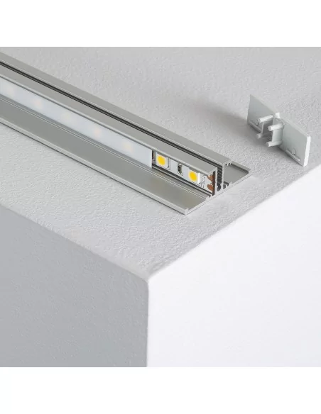 PERFIL TIRA LED. MONTAJE EN SUPERFICIE. Doble cara. Anchura led máx. 10mm. (ALED-S310) PERFIL TIRA LED. MONTAJE EN SUPERFICIE. Doble cara. Anchura led máx. 10mm. (ALED-S310)