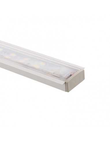 PERFIL TIRA LED. PARA EMPOTRAR. Tiras hasta 18mm. (ALED-E118)