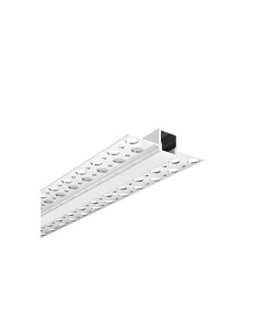 PERFIL DOBLE TIRA LED. PARA EMPOTRAR.  Integración en Escayola / Pladur. Tiras hasta 20mm. (ALED-E420)