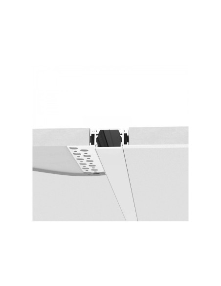 PERFIL DOBLE TIRA LED. PARA EMPOTRAR.  Integración en Escayola / Pladur. Tiras hasta 20mm. (ALED-E420)