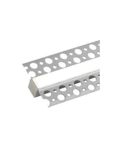 PERFIL DOBLE TIRA LED. PARA EMPOTRAR.  Integración en Escayola / Pladur. Tiras hasta 20mm. (ALED-E420)