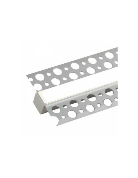 PERFIL DOBLE TIRA LED. PARA EMPOTRAR.  Integración en Escayola / Pladur. Tiras hasta 20mm. (ALED-E420)