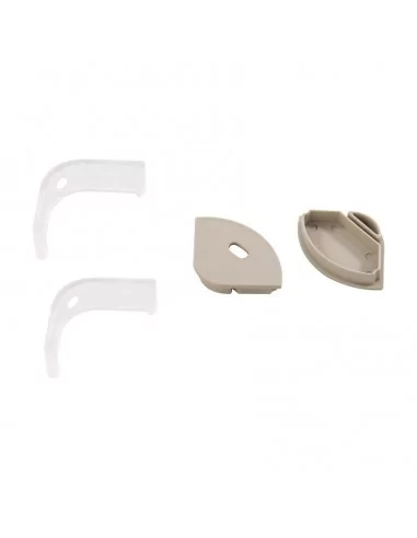 PERFIL TIRA LED. PARA ESQUINA. Tapa CIRCULAR. Tiras hasta 20mm. (ALED-X320) PERFIL TIRA LED. PARA ESQUINA. Tapa CIRCULAR. Tiras hasta 20mm. (ALED-X320)