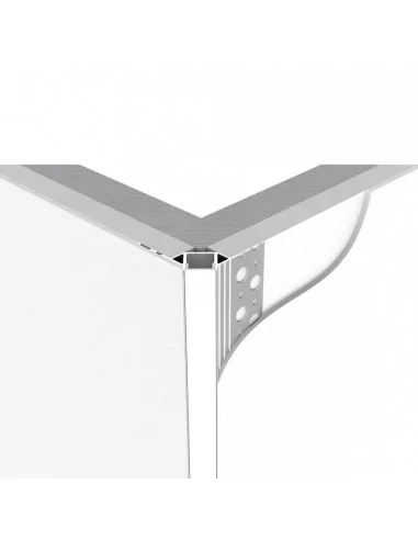 PERFIL TIRA LED. PARA ESQUINA. Integración ESCAYOLA o PLADUR. Tiras hasta 8mm. (ALED-X408) PERFIL TIRA LED. PARA ESQUINA. Integración ESCAYOLA o PLADUR. Tiras hasta 8mm. (ALED-X408)