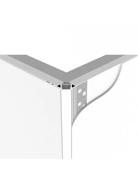 PERFIL TIRA LED. PARA ESQUINA. Integración ESCAYOLA o PLADUR. Tiras hasta 8mm. (ALED-X408) PERFIL TIRA LED. PARA ESQUINA. Integración ESCAYOLA o PLADUR. Tiras hasta 8mm. (ALED-X408)