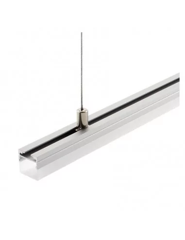 PERFIL TIRA LED. PARA COLGAR. Anchura led máx. 18mm. 1 metro largo (ALED-C118)