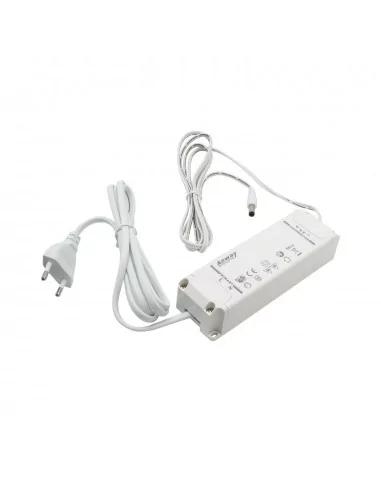 Fuente de alimentación 24V/60W con enchufe incorporado y salida Jack. Color blanco Fuente de alimentación 24V/60W con enchufe incorporado y salida Jack. Color blanco