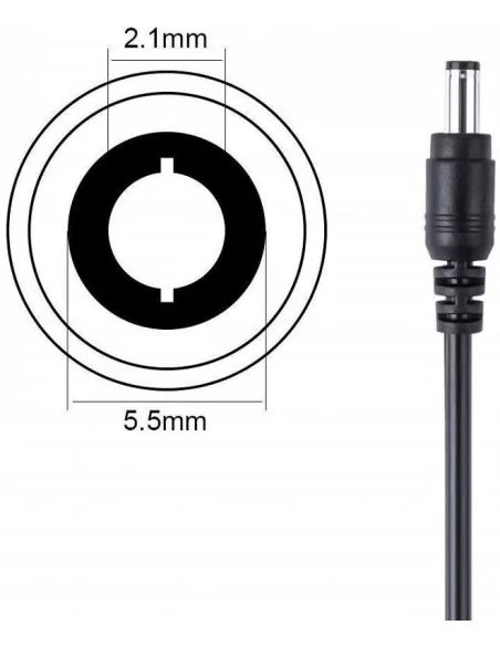 Adaptador AC / DC de fuente de alimentacion para tira de luz LED - 12V/36W