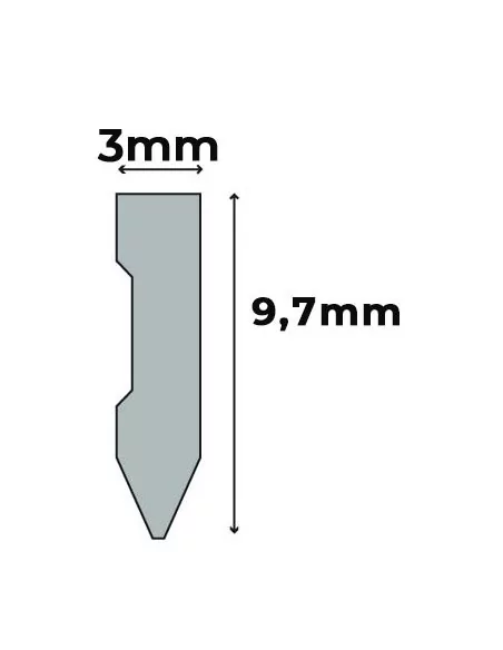 PUNTAS RIGIDAS Fletcher. GLAZIERS POINT. 9,7x3mm. (CAJA 5000) PUNTAS RIGIDAS Fletcher. GLAZIERS POINT. 9,7x3mm. (CAJA 5000)