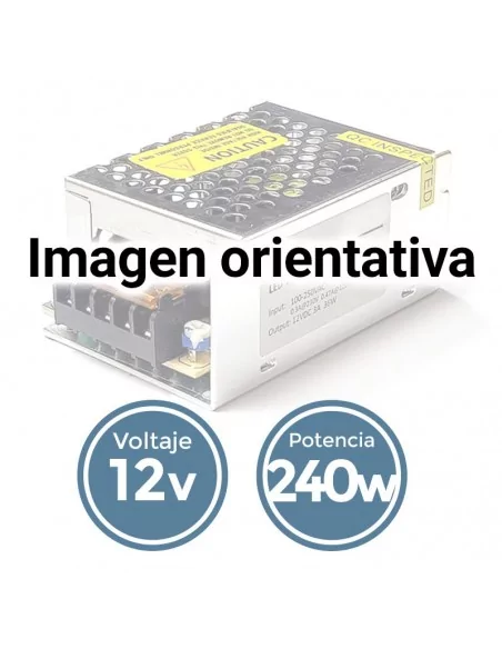 FUENTE ALIMENTACIÓN - 12V/240W FUENTE ALIMENTACIÓN - 12V/240W