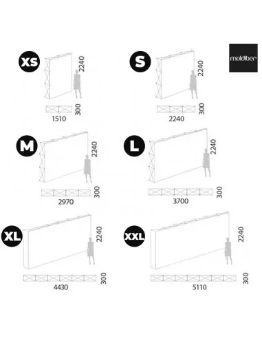 DISPLAY POP UP TEXTIL VELCRO. TRES CARAS DISPLAY POP UP TEXTIL VELCRO. TRES CARAS