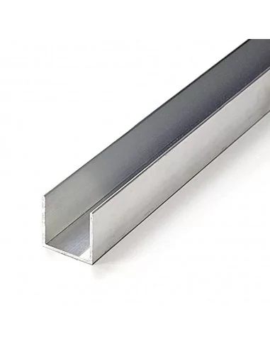 PERFIL de ALUMINIO a medida. Modelo 25. Auxiliar para colgar paneles