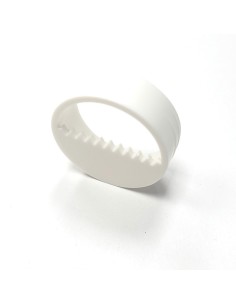 COLGADOR ENCASTRABLE REDONDO BLANCO.  3 cm (BOLSA 50 UDS.)