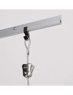 GANCHO "S" PARA CABLES CON LAZO. PLATA ( uds.) 2