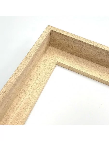 Cadres sur mesure boîte américaine pour toiles. BOIS NATUREL
