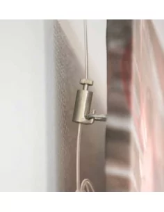 GANCHO COLGADOR PARA CUADROS HASTA 15Kg | PRESH | PARA CABLES DE ACERO 2