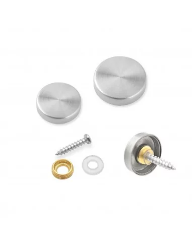 Tapón embellecedor de acero inoxidable para cubrir tornillos