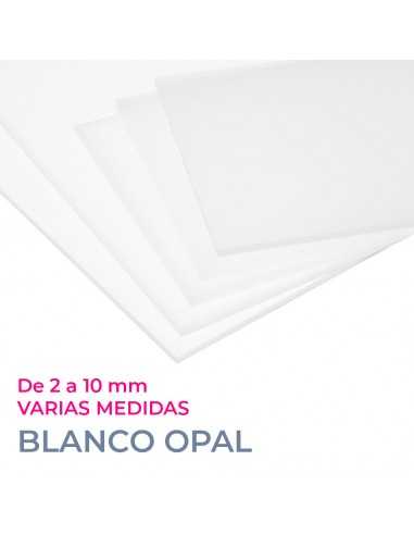 METACRILATO ACRILICO BLANCO OPAL COLADA.