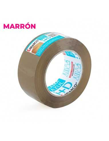 Cinta adhesiva precinto para cajas. Embalaje. 48mmX132m MARRON