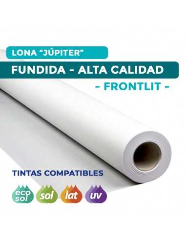 Lona FRONTLIT FUNDIDA. 510grs. Mate. Para plotter