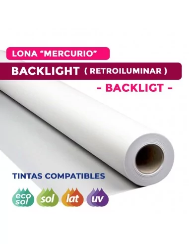 Lona backlight translúcida 510grs. para impressão com plotter Lona backlight translúcida 510grs. para impressão com plotter