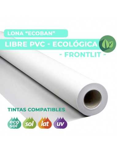 Lona ecológica SIN PVC - Frontlit. 300 grs. Para impresión digital
