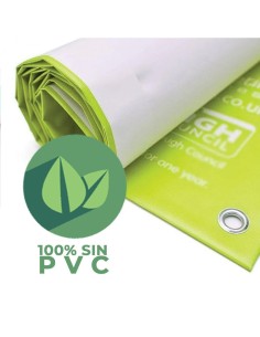 Lona ecológica SIN PVC - Frontlit. 300 grs. Para impresión digital 2