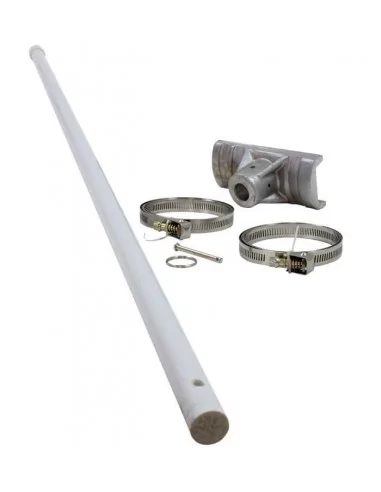 SOPORTE para BANDEROLAS de lona en FAROLAS