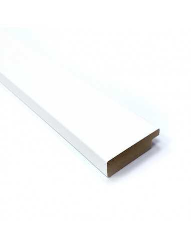 MOLDURA DM para cuadros. 40x12mm. BLANCO MATE.