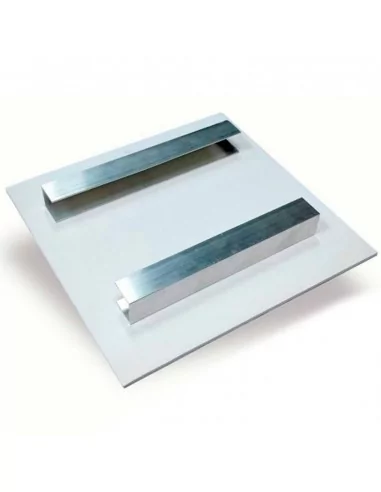Moldura nº25 de aluminio para trasera dibond. 20 x 20 x 1,5mm.