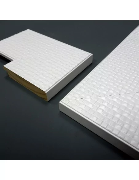 Moldura GRABADO MOSAICO 85x18mm BLANCO. Para cuadros Moldura GRABADO MOSAICO 85x18mm BLANCO. Para cuadros