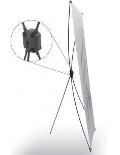 X-BANNER DISPLAY PUBLICITARIO FIBERGLASS SIN GRÁFICA