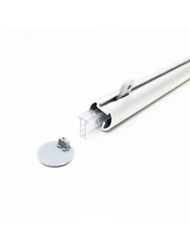 BARRA METÁLICA PARA colgar CARTELES Y LONAS. Alurondo