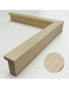 Moldura KOTO macizo. Para marcos de cuadros. Baquetón 20X30mm.