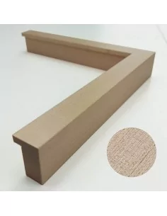 Moldura MAPLE macizo. Para marcos de cuadros. Baquetón 20X30mm.