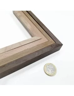 Moldura MAPLE macizo. Para marcos de cuadros. Baquetón 10X20mm. 2