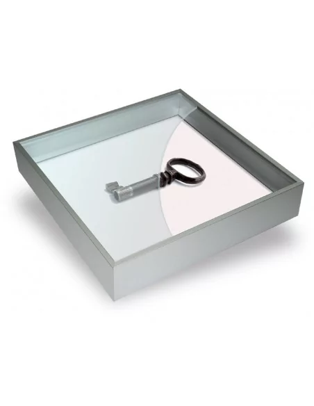 Moldura de alumínio para quadros tipo vitrine 40mm. AL-08