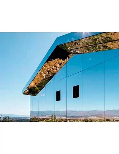 PANEL 3mm COMPOSITE Dibond ALUMINIO. ESPEJO PLATA