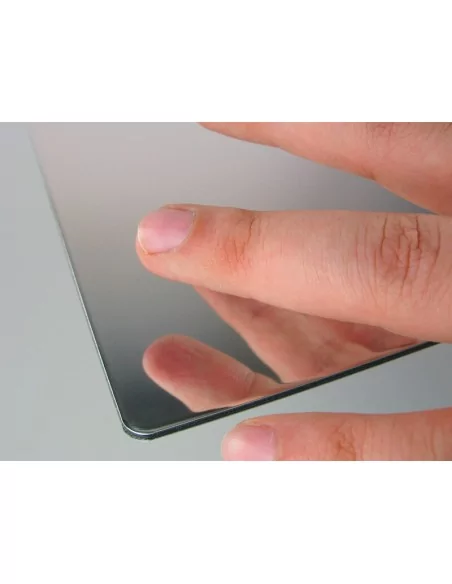 PANEL 3mm COMPOSITE Dibond ALUMINIO. ESPEJO PLATA