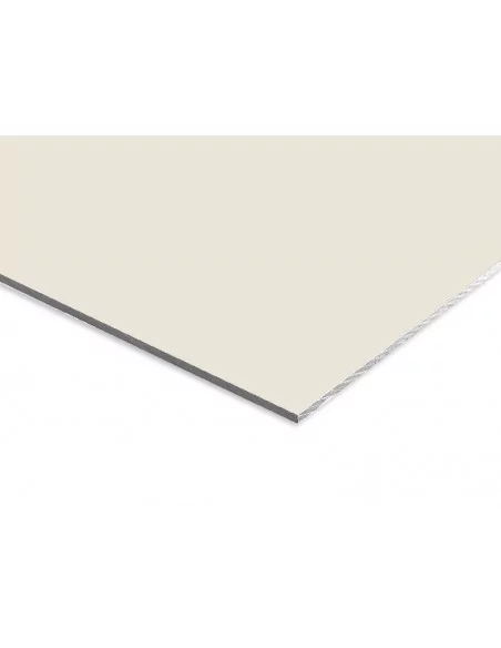 PANEL 3mm COMPOSITE Dibond ALUMINIO. MARFIL IVORY 1015