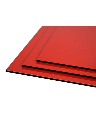 PANEL 3mm COMPOSITE Dibond ALUMINIO. ROJO 3020