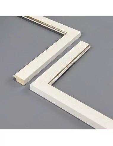 MOLDURA SUPLEMENTO 25x14mm. CRUDO FILO PLATA